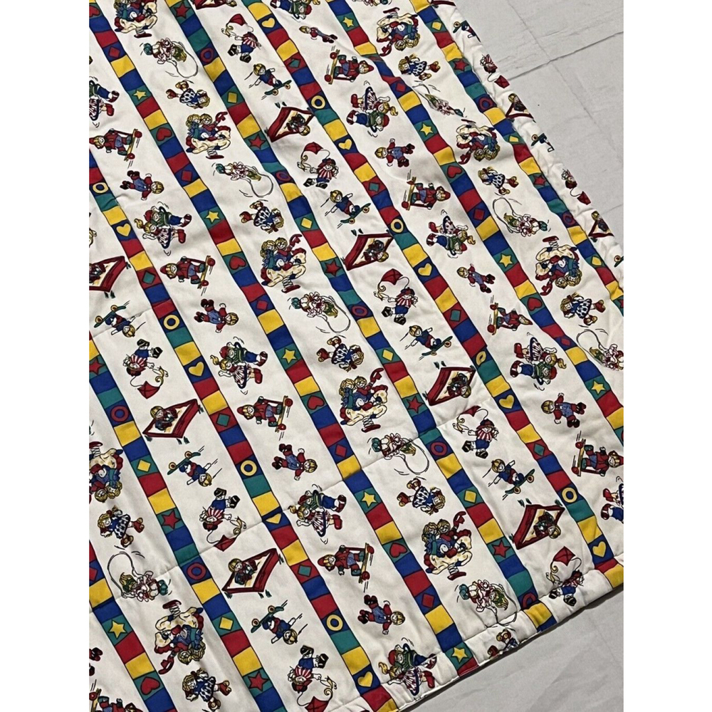 Handmade Baby Quilt Blanket Kids At Play An Original By Shelby 39 X 41 READ